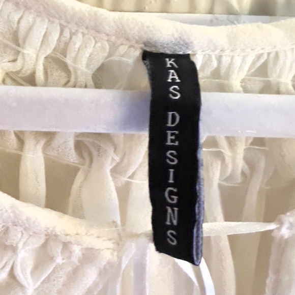 Sheer smocking peasant blouse - Picture 4 of 4